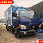 Xe tải chở xe máy 2 tầng có bửng nâng Hyundai 75S